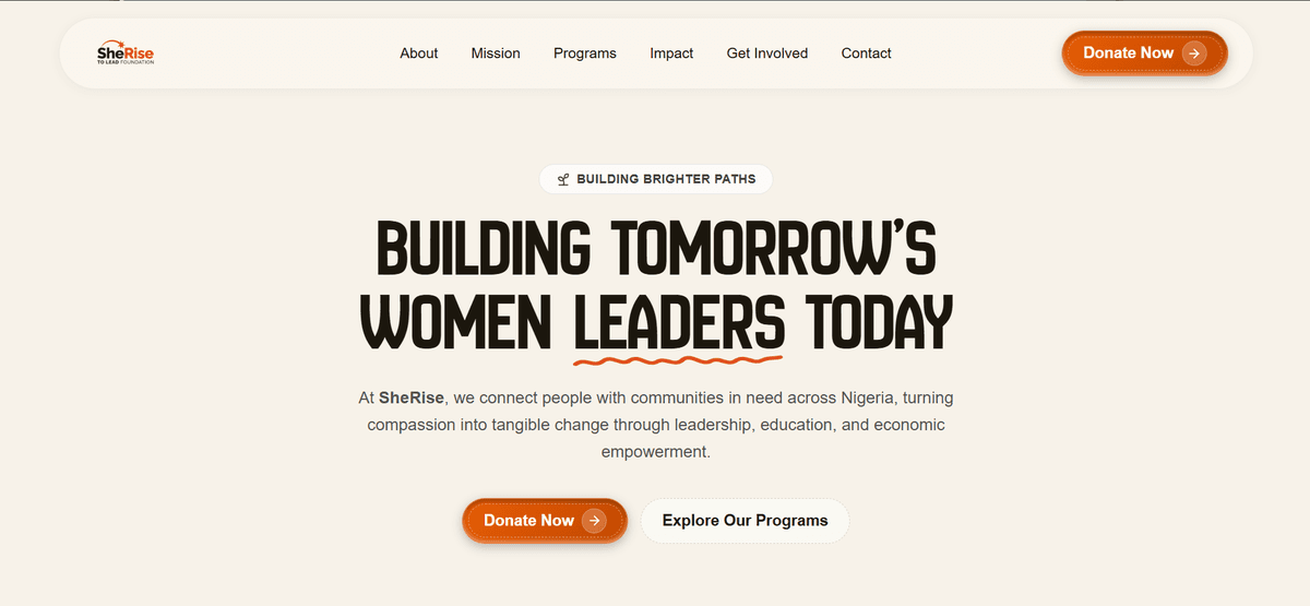 SheRise To Lead Foundation